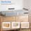 Anti-Roll Baby Changing Mat, 80 * 40 CM Nappy Changing Mat with 4