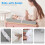 Anti-Roll Baby Changing Mat, 80 * 40 CM Nappy Changing Mat with 5