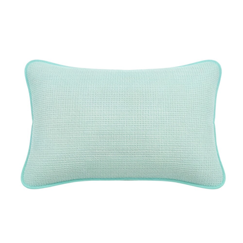Breathable Mesh Pillow Protectors Cover With Elastic Band-Blue