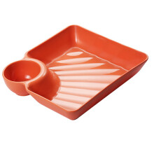 Practical Divided Serving Tray For Dipping Sauces Dip Tray-O