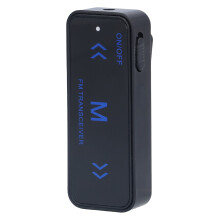 1 paio di walkie-talkie mini ultra sottili neri 700mAh
