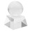 Transparent Crystal Globe Desktop Ornament for Geography Lovers 1