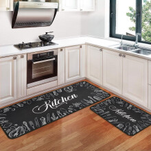 Wine Kitchen Rug Set 2 pcs