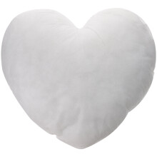 White Heart Hugging Pillow | PP Cotton & Polyester |
