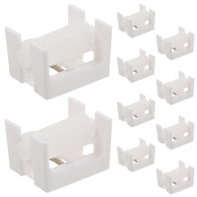 10Pcs Easy Mount Grey Plastic Blind Cord Keeper for Window Blinds