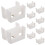 10Pcs Easy Mount Grey Plastic Blind Cord Keeper for Window Blinds 1