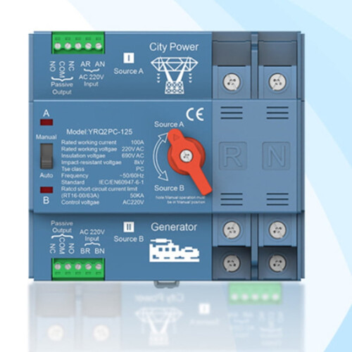 ATS Dual Power Transfer Switch125A2P 2