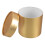 Goldene runde Blumenbox für Sträuße – 12,5 cm 4