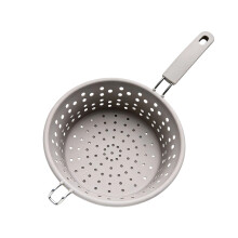 Sturdy Silicone Strainer Fine Meshes Filter Ideal-Light Grey