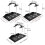 Strong Battery Holder Reliable Iron Battery Bracket for-19cm 4