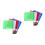 8Pcs Bright Sports Referee Flags with Sturdy Fabric and Sponge Handle 1
