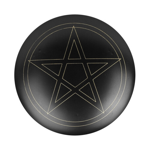 Artistic Black Metal Candle Base With Detailed Pattern-TYPE B