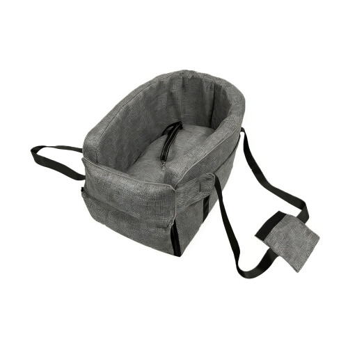 Seat Cover Bed For Small Medium Dogs With Ventilated-Gray