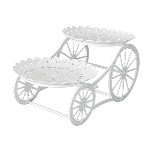 Βάση επιδορπίων 2 επιπέδων για κέικ, cupcakes και σνακ 1
