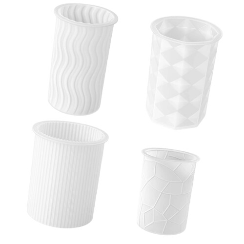 Moule à bougie en Silicone en Relief-un ensemble complet