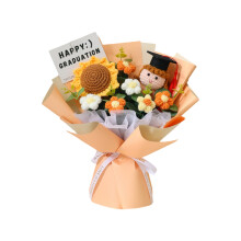 Lovely Handmade Yarn Flower Bouquets For-Oran graduation