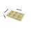 Livrdious snack and fruit tray 6-compartment plastic 3