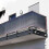 Toldo rectangular de HDPE negro, 0,9 m x 3–8 m. 4