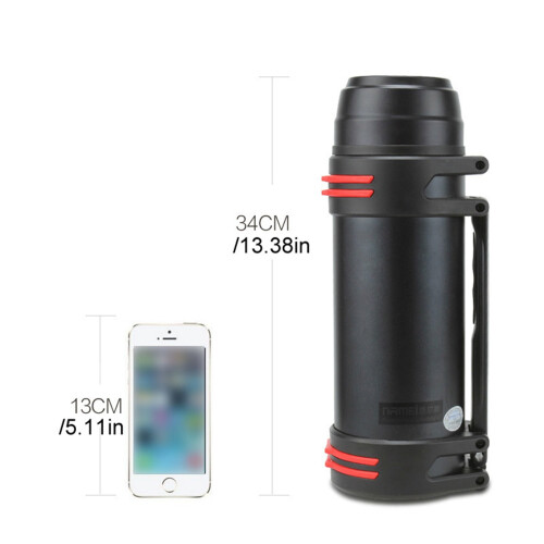 2L Stainless Steel Vacuum Flask with Handle 1