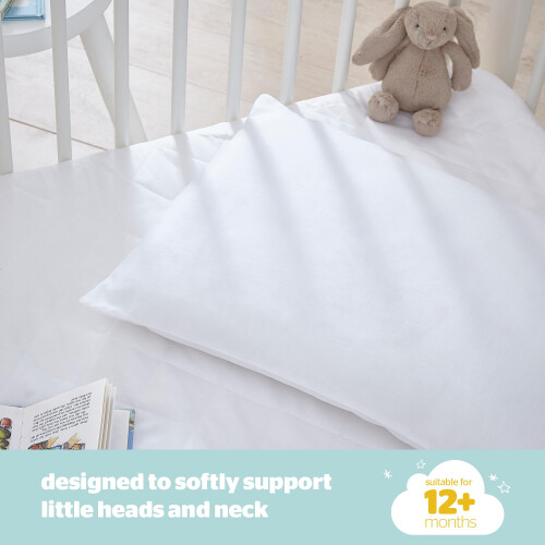 Silentnight Silentnight Safe Nights Cot Bed Pillow, Anti Allergy, 1 Pack 1