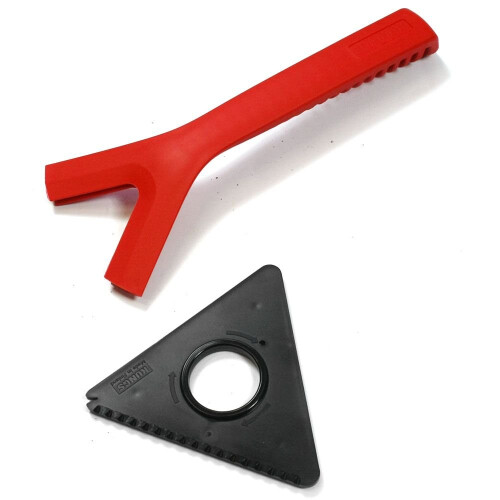 Audi Original Ice Scraper Multifunctional Scraper Blade Winter Scratch Care Cleaning 80A096010, Red 2