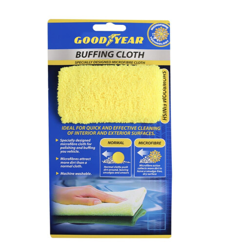 Goodyear Microfibre Buffing Cloth I Specially designed microfibre 1