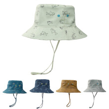 (50cm, Khaki) Lightweight Fisherman Hat Comfortable Cartoon Pattern Hat with Strap Breathable Hat Suitable for Beach Vacations Travel Khaki 46cm