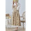 Delantal de cocina de algodón estampado con lazo ajustable. 3