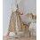 Delantal de cocina de algodón estampado con lazo ajustable. 4