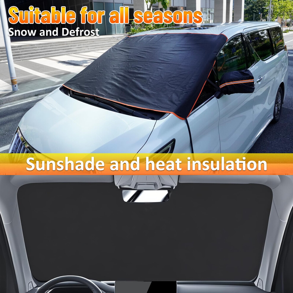 D-Lumina Sunshade For Car Windshield, Protective Glass,Shield From Sun And Snow, Windscreen Sun Shade, Block Uv Rays In Summer 5051226550461