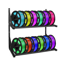 Wandgemonteerd 3D-printerfilamentopbergrek Zware metalen plank-1