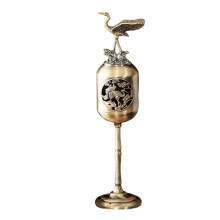 Bronze Alloy Traditional Incenses Holder-Flying red crowned