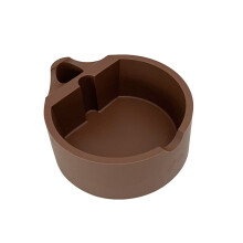 Silicone Coffee Grounds Holders With Smooth Front Coffee-brown