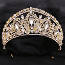 Crystal Bridal Crown Headpiece for Wedding
