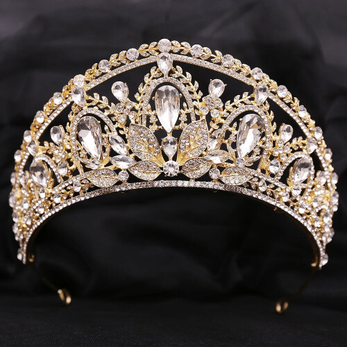 Crystal Bridal Crown Headpiece for Wedding