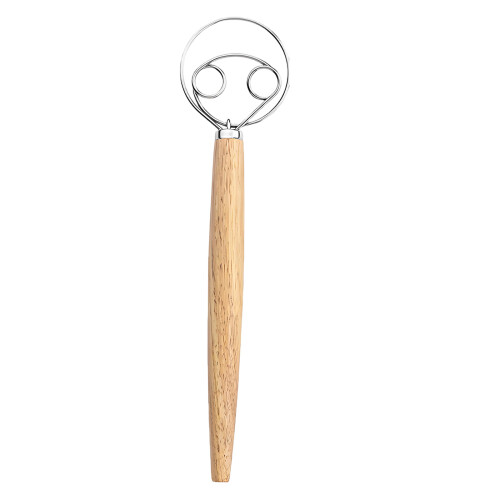Holzrührstab aus Eichenholz, Teigknetwerkzeug für-2