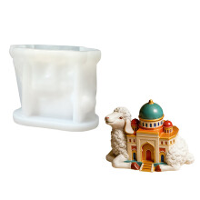 Creative Sheep And Camels House Silicone Mould-lamb house mold