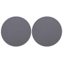 Silicone Table Placemats Grey 2 pcs 10.2x10.2 in