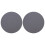 Silicone Table Placemats Grey 2 pcs 10.2x10.2 in 1