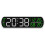 LED Digital Wall Clock with Large-white shell green 1