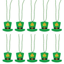 10 Stück Patricks-Kostüm-Halsketten, irisches-07
