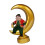 Traditional Arabian Theme Middle Eastern Figure Sitting On-Fat 1