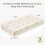 Yukkidds Cot Bed Sheets 140x70cm Fitted 3 Pack Cot Sheets Super Soft and Lightweight Microfiber Toddler Bed Sheets Brown Balloon 3