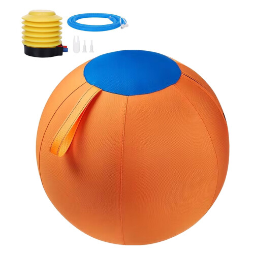 Les tirettes conçoivent la boule gonflable-couleur oranges 45cm