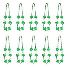10Pcs Irish Festival Costumes Necklaces Plastic Beads-05