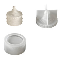 Food Grade Silicone Striped Roman Column- Pattern Storage