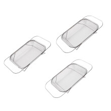 3Pcs Extendable Kitchen Sink Colander With Fine Screen For