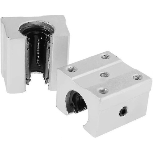 Linear Ring Slides Kit, Slide Guide Shaft Linear Rail + Ring Block Cnc Parts 1