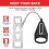 2 Pack Portable Door Lock Solid For Safety In Hotel Apartment A 3