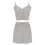 Women's Ribbed Cami Pajama Set 2 Piece 5